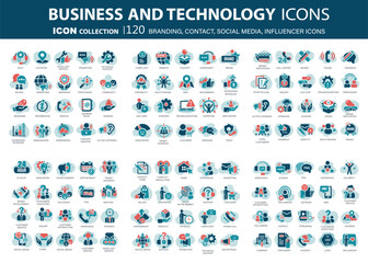 Customer service, branding, influencer, contact icon set. Contact us, follower, marketing, leadership, influence, content, community and customer icons. Support and satisfaction icon set. Vector set