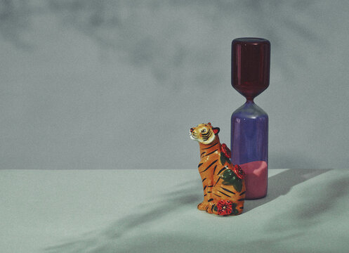 Aging still life concept