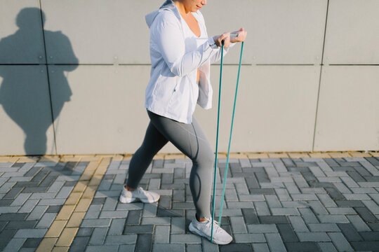 Woman doing exercises