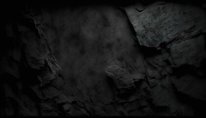  Dark Cement Wall Texture for Minimalistic Presentations - ai generated