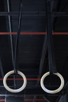 Two Fitness Rings at Gymnasium