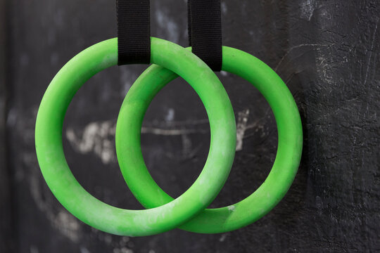 Plastic Fitness Rings at Gymnasium