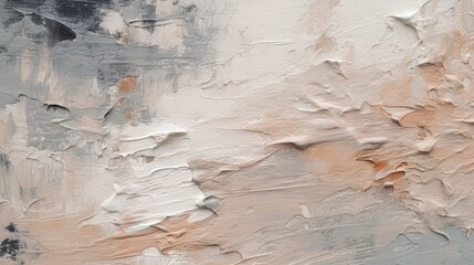 Abstract Minimal Distressed Oil Painting, ai