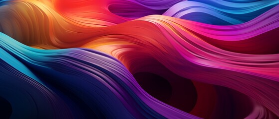 Obraz premium Bright abstract background. Generative AI