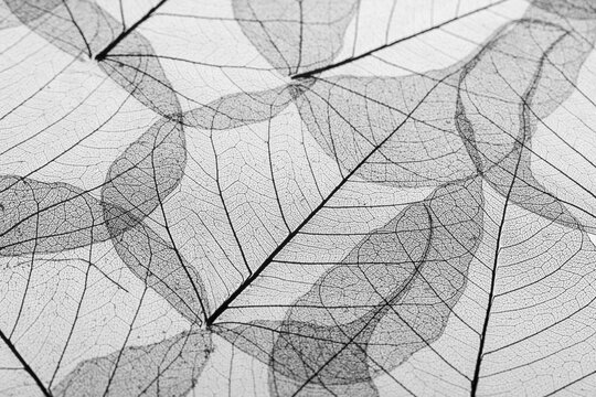 Leaf patterns.