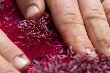 red amaranth microgreens 1