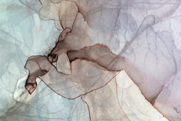 A detail from an alcohol ink painting.