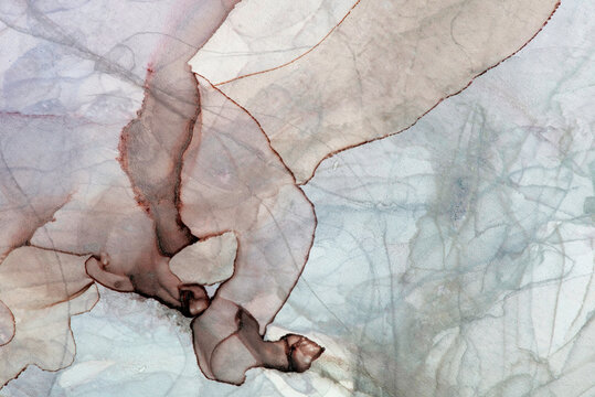 A detail from an alcohol ink painting.