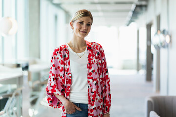 Portrait at co-working space