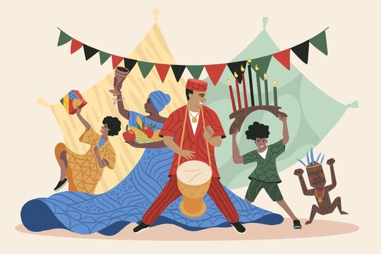 Vibrant Kwanzaa Harvest Celebration