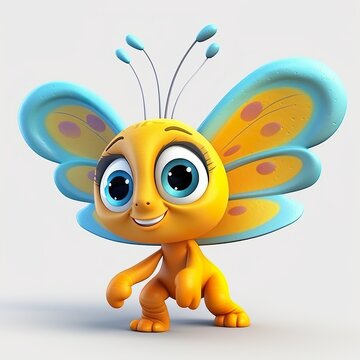 Cute Butterfly Character