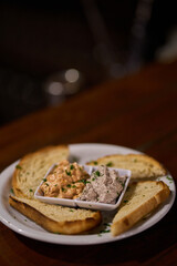 Comidas, platos. tapas. Entradas y picadas de restaurantes y bares Foto Producto