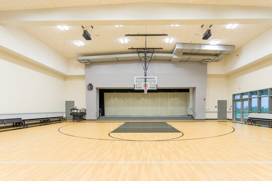 basketball court interior
