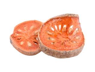 Dried bael fruit isolated transparent png