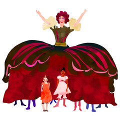 Nutcracker Christmas Mother Ginger Clara Nutcracker Ballet Uncle Drosselmeyer Stage Play Graphics