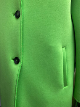 green coat