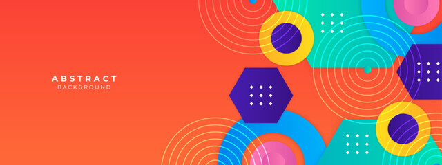 Abstract geometric pattern design in memphis style. Vector illustration.