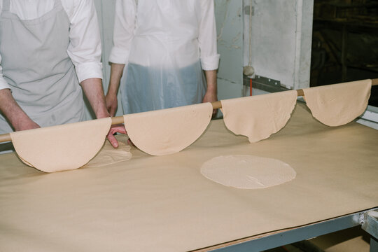 Traditional Matzah Making.