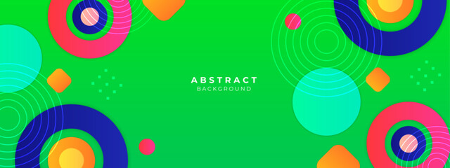 Modern colorful geometric shapes 3d abstract technology background. Vector abstract graphic design banner pattern presentation background web template.