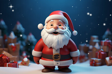 3D Santa Clause