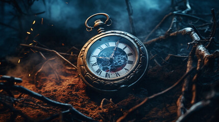 Timeless Splendor: Embracing the Eternal Beauty of the Everflowing River of Time, Where Moments Unfold like Shimmering Gems Illuminated by the Golden Light of Memories, Enhanced by Generative AI