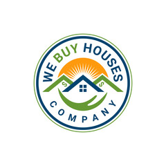 buy sell house logo inspiration creative idea