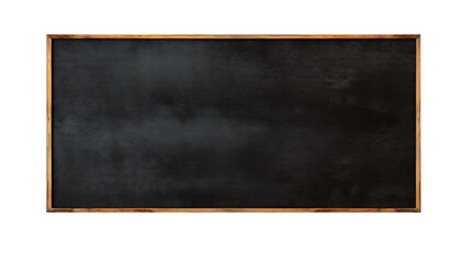 School black board over white transparent background - obrazy, fototapety, plakaty