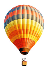 Fototapeta premium Hot Air Balloon Isolated on Transparent Background - Generative AI 