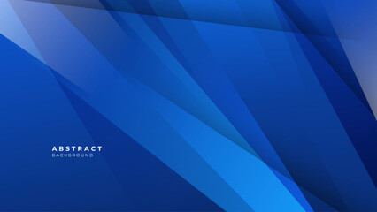 Blue shape abstract background. Template for wallpaper, banner, presentation, background