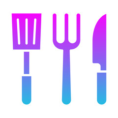Kitchen utensils Icon
