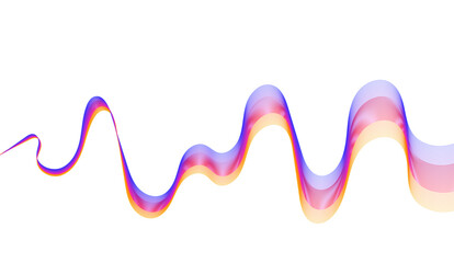 Abstract flowing wave lines. Design element for technology, science, modern concept.vector eps 10