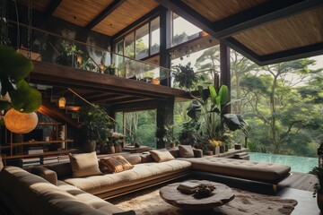 Beautiful Balinese home, Generative Ai