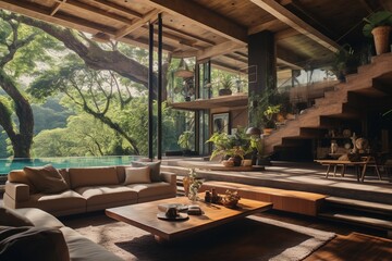 Beautiful Balinese home, Generative Ai