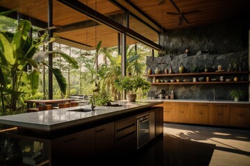 Beautiful Balinese home, Generative Ai