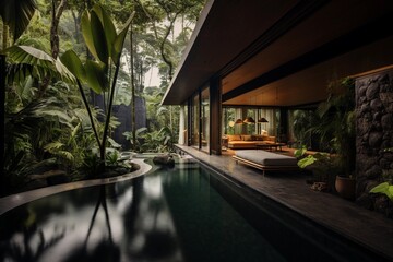 Beautiful Balinese home, Generative Ai