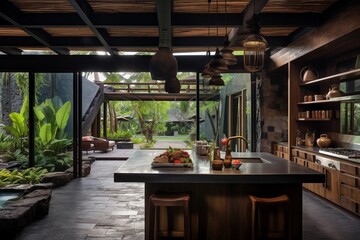 Beautiful Balinese home, Generative Ai