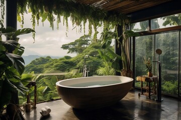 Beautiful Balinese home, Generative Ai