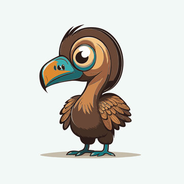 recommend clip art: vector cute dodo cartoon style