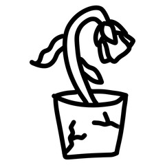 Wilted Rose Doodle