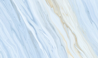 Obraz premium Marble rock texture blue ink pattern liquid swirl paint white dark that is Illustration panorama background for do ceramic counter tile silver gray that is abstract waves skin wall luxurious art ideas