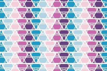 Colorful triangle pattern background