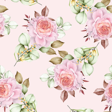 vintage floral seamless pattern design © lukasdedi