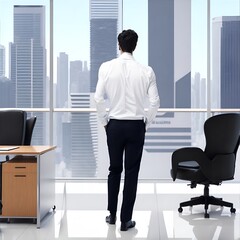 business person in office
