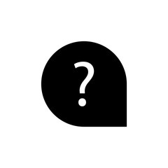 Question Mark icon message. Vector illustration. EPS 10.