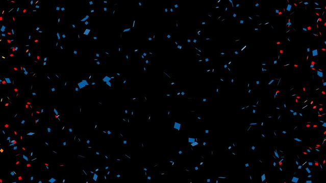 モンゴルの国旗が砕け散ります。背景はアルファチャンネル(透明)です。