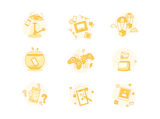 Magic set icons. 
