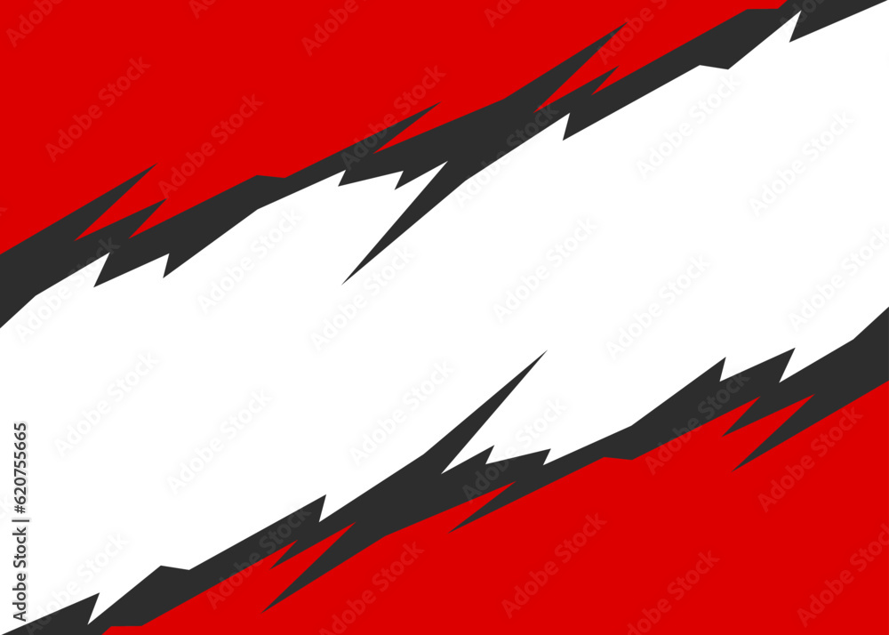 Poster abstract background with jagged lines pattern and with some copy space area