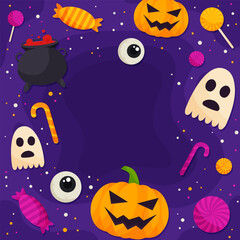 seamless halloween pattern