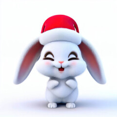 Fluffy Wonderland: A Digital Rabbit Creation, Generative AI