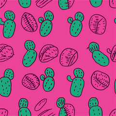 Seamless Colorful Cactus Pattern.

Seamless pattern of Cactus in colorful style. Add color to your digital project with our pattern!